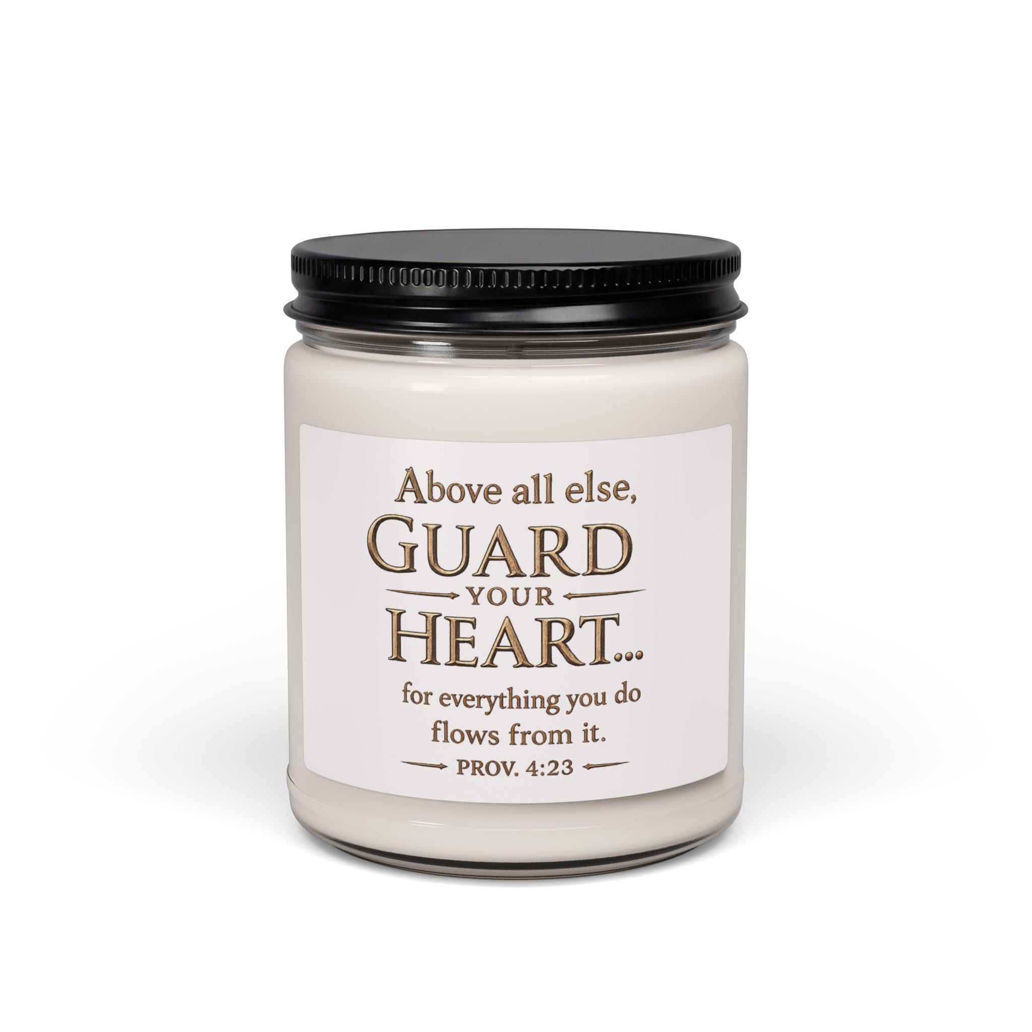 Proverbs 4:23 Scented Soy Candle — 9oz Relaxation & Meditation Candle