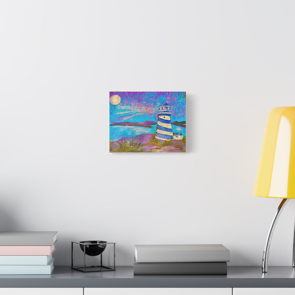 Canvas Art Lighthouse — Paint N' Sip Collection by Joy Carothers (Matte Stretched 1.25")