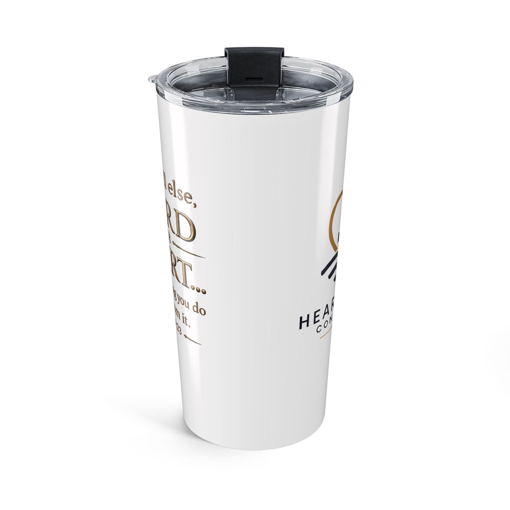 Heart Tribe Connection 20oz Tumbler — Founding Verse Logo Design