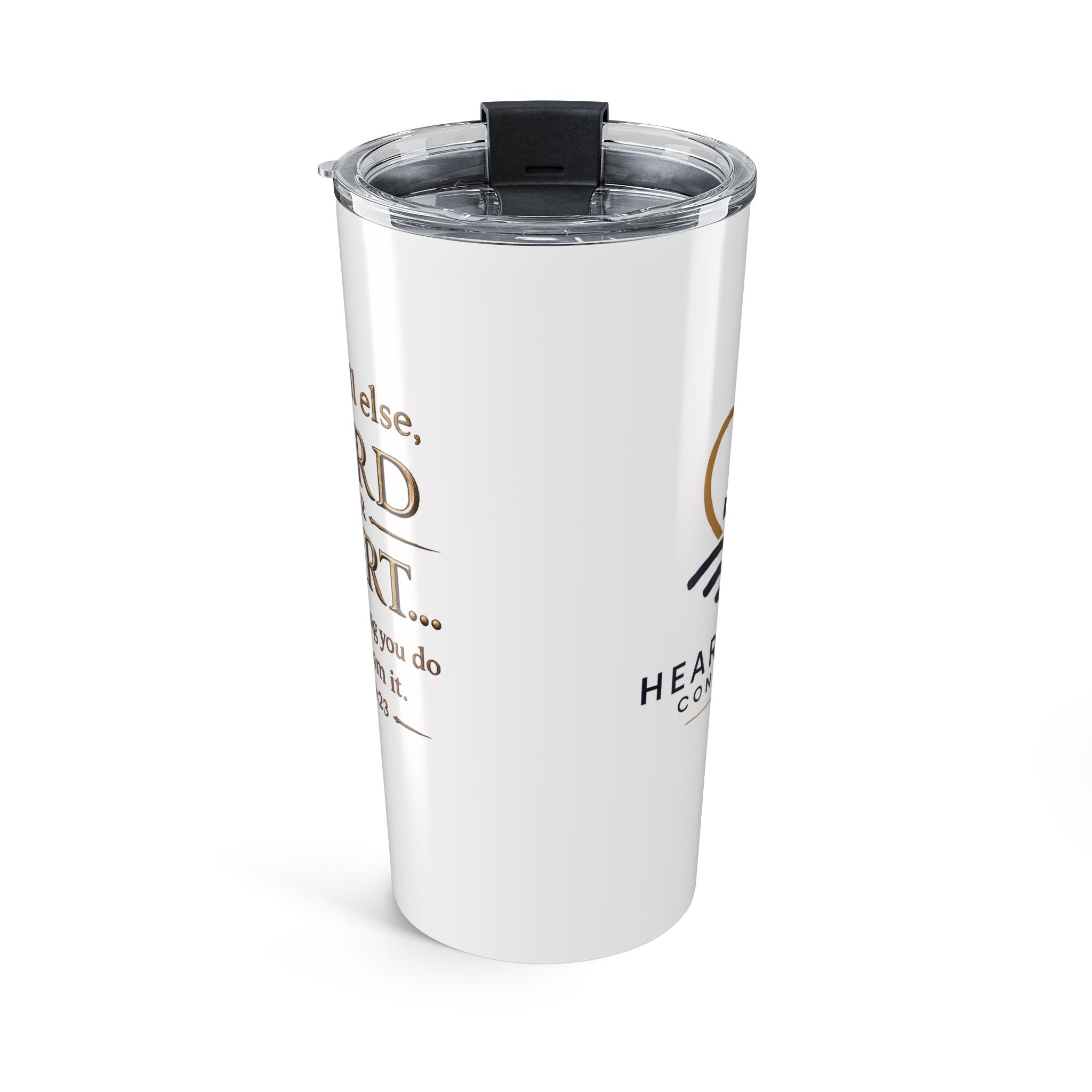 Heart Tribe Connection 20oz Tumbler — Founding Verse Logo Design